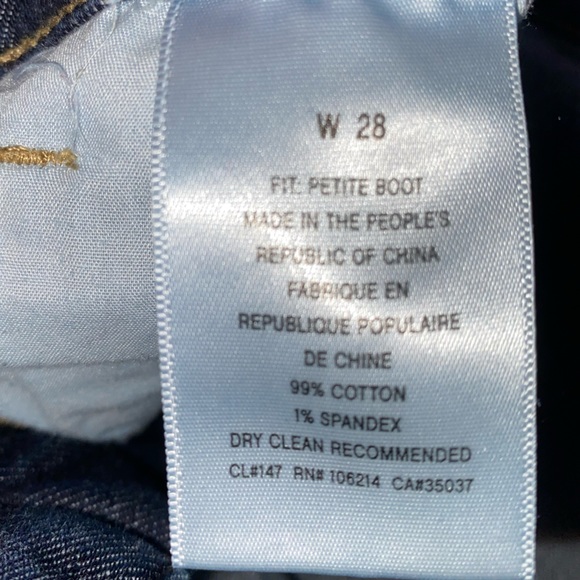 else Jeans Size 28 Like New Condition Petite Boot Cut - Picture 7 of 7